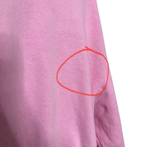 Pangaia 365 Organic Cotton Hoodie Women’s Size Small Pink Oversized Pullover - Picture 9 of 10